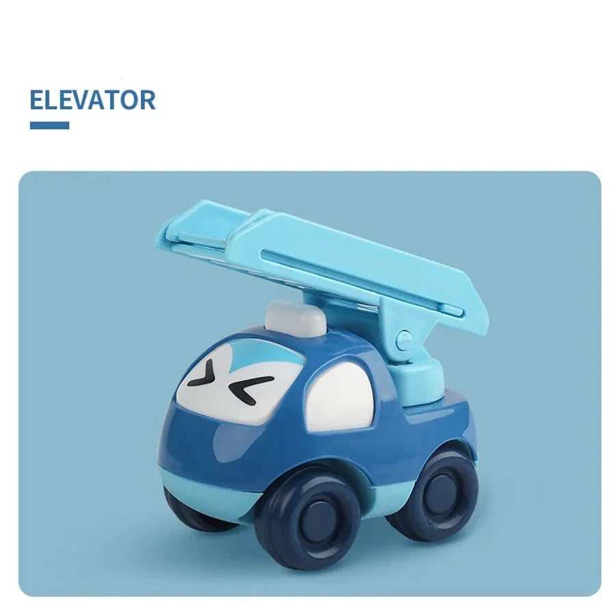 Children's Toy Car Inertial Car Fire Engineering Car Early Education Educational Toys 1-3 Years Old Small Gift