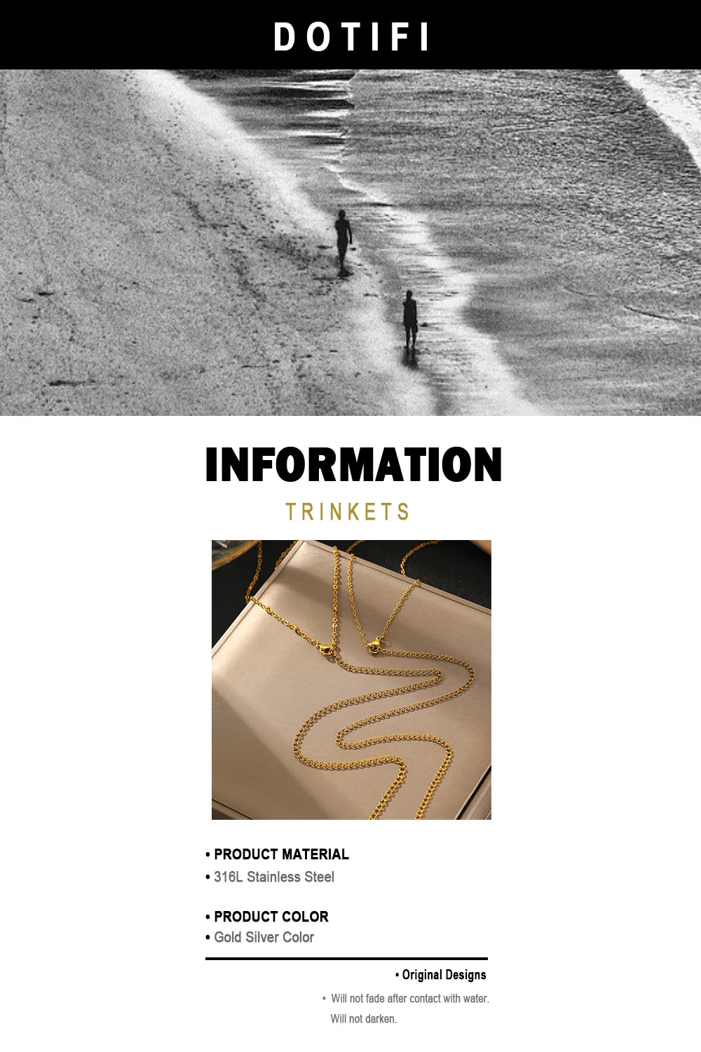 Stainless Steel Waists Chain Fashion Minimalist New Design Waists Chain Exquisite Layered Chain Waists Chain For Women Jewelry