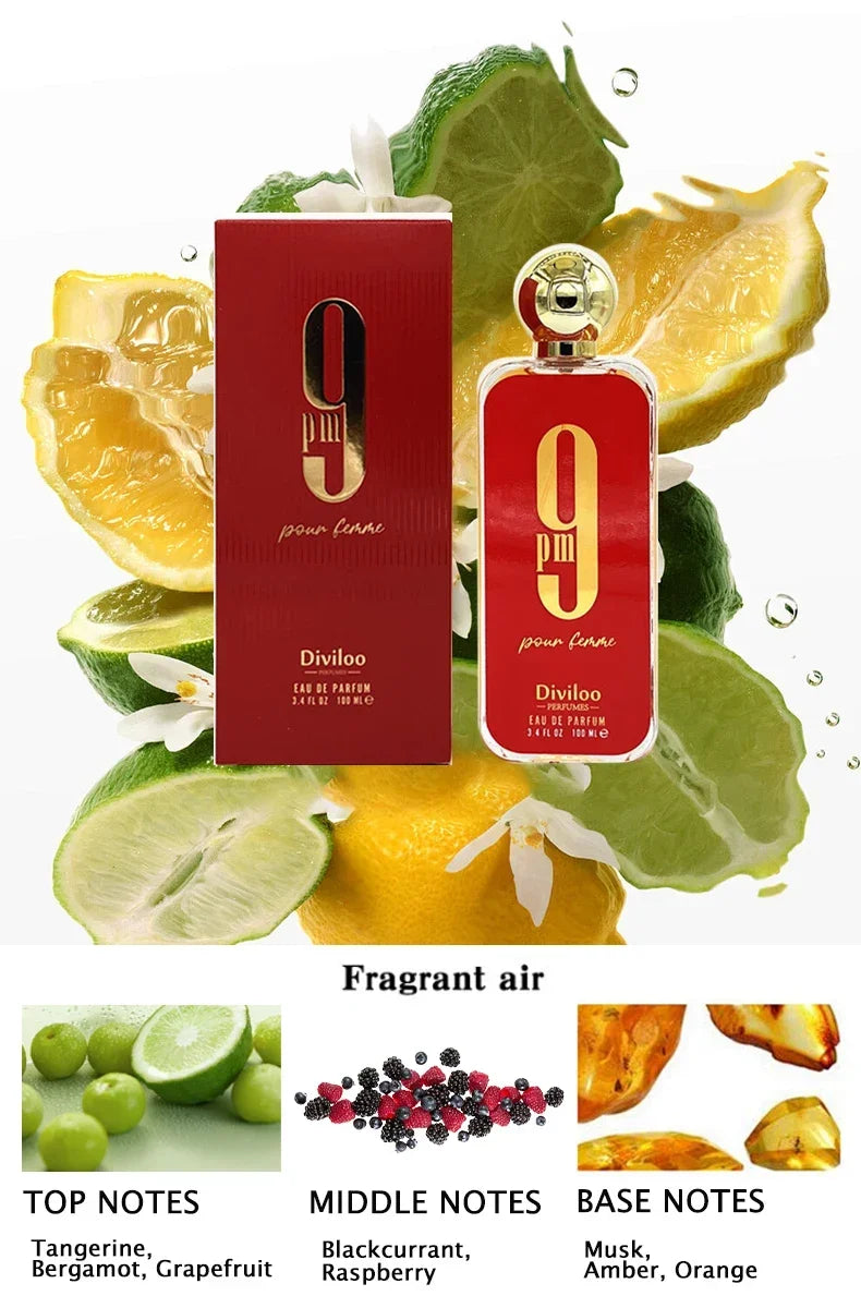 100ml Original Perfume for Women Gift Parfum Spray High Quality Arabian Perfume Lasting Fragrance Pheromone Light Fragrance