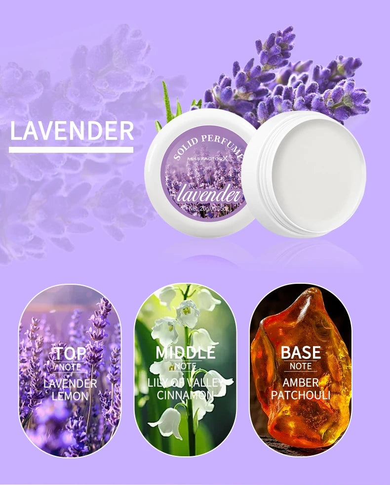 4PCS/Box Body Cream Gift Set Portable Solid Perfume Rose, Peony, Lavender, Cherry Blossom, Fresh Flower Scented Holiday Gift