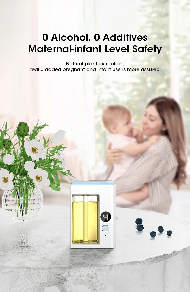 Aroma Diffuser Fragrance Essential Oil Smart Aromatherapy Machine with Night Light Air Freshener Bedroom Toilet Diffuser Scent