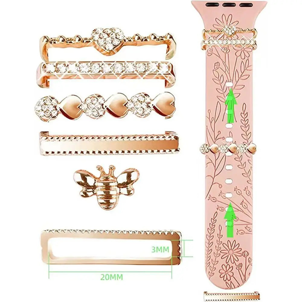 Creative Bracelet Brooch Decorative Ring Wristbelt Charms Watch Band Ornament Strap Accessories