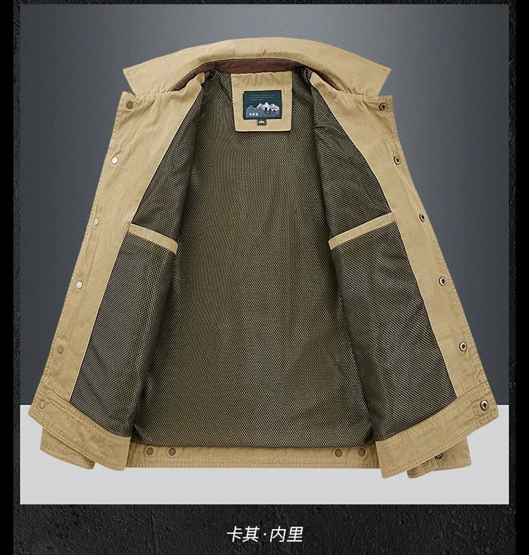 Coat Baseball Jacket Mens Wear Warm Windproof Jacket Male Jackets Simple British Style Mens Cargo New Fashion Bomber Jacket