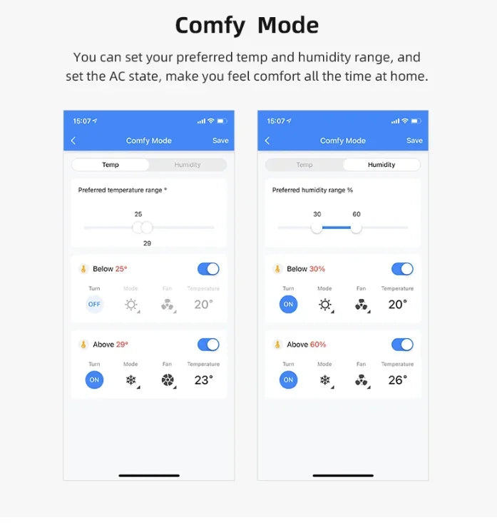 Smart Home Product Smart WiFi IR Universal Remote Temperature Humidity Sensor Remote Control with LED Screen