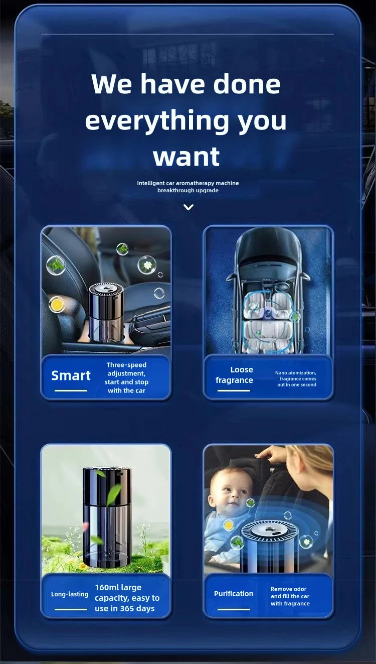 AL Automatic Spray Car Aromatherapy Car Perfume Car Interior Men's Special Fragrance Summer New Smart Fragrance