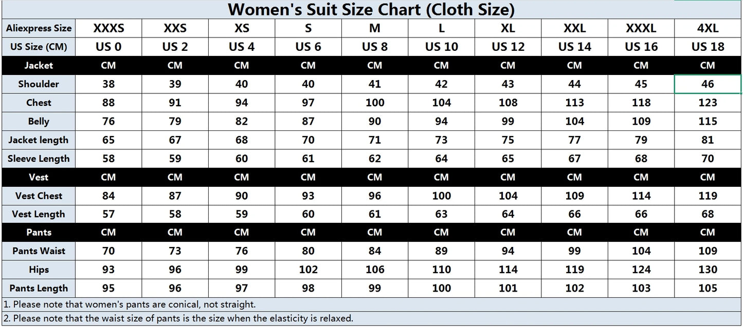 Tailor Made Women Suits Office Ladies Female Business Work Wear 2 Pieces Set Formal Blazer Suits (Jacket+Pants)