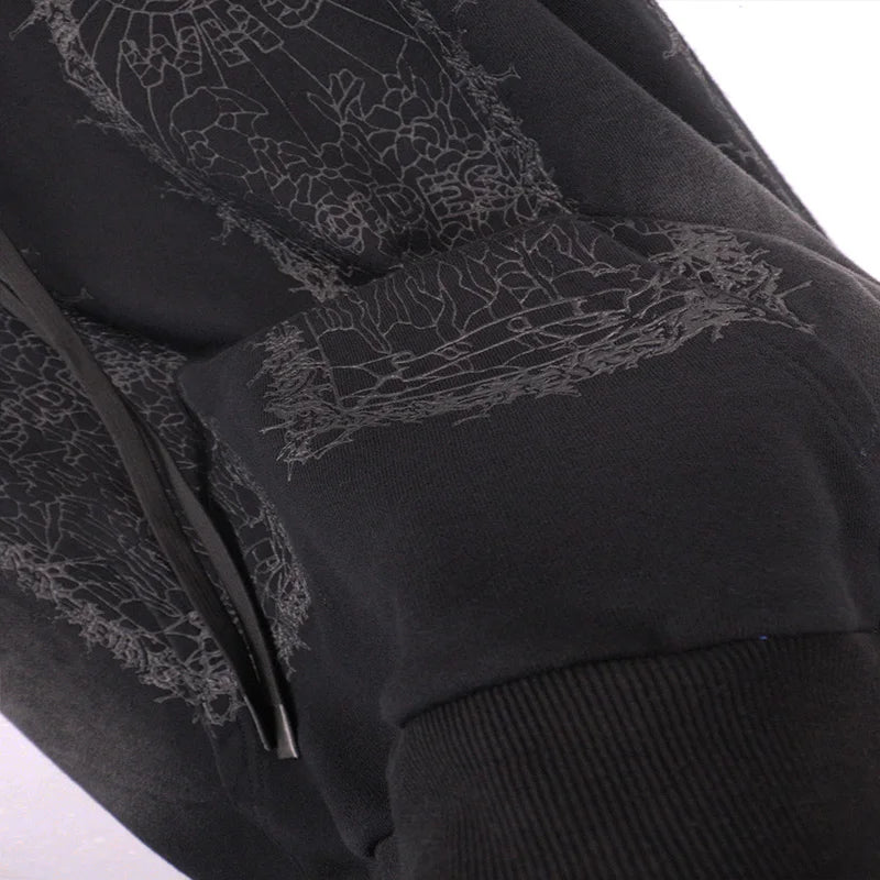 Autumn Winter Blue Light Apricot Who Decides War HoodieMen Women High Quality Real Photos Taken Diamond Studded Pullover