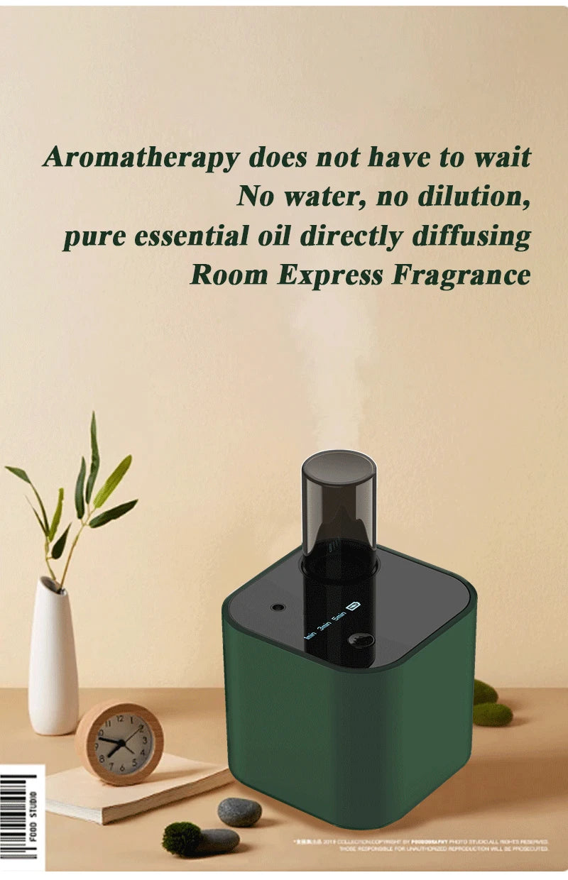 Rechargeable Pure Essential Oil Aroma Diffuser Fresh Air USB Portable Home Scent Waterless Fragrance Nebulizer For Home Office