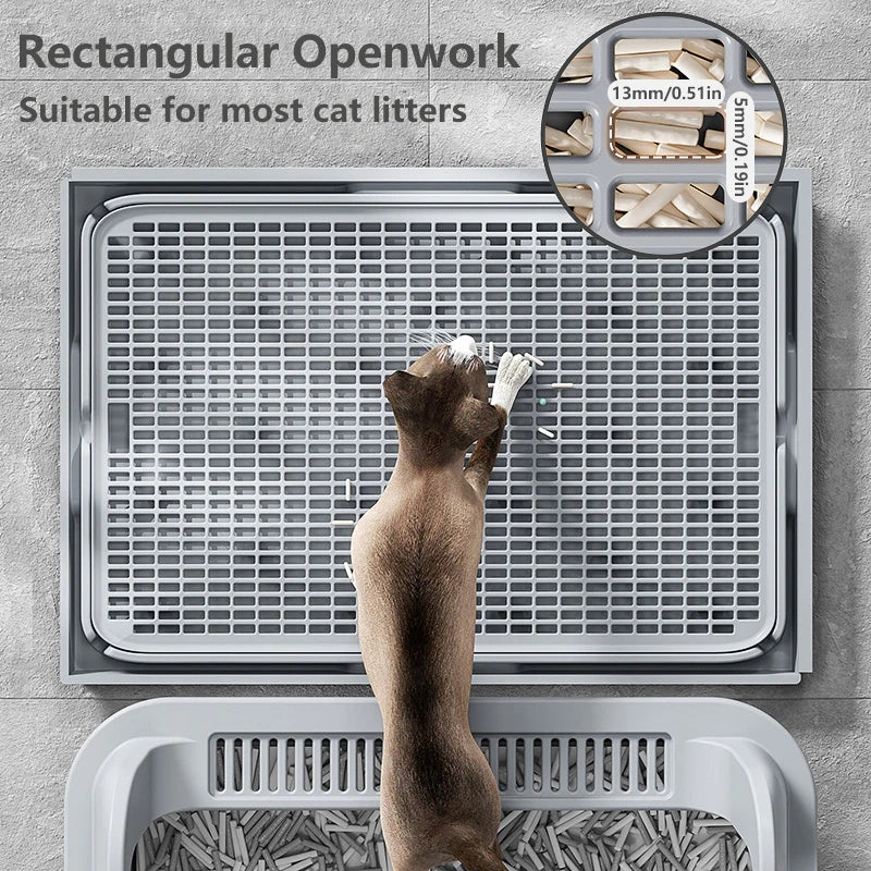 Pet Cat Litter Mat Waterproof Double Layer Mats Pet Litter Box Mat Clean Pad Products For Cats Accessories Pet Clean Supplies