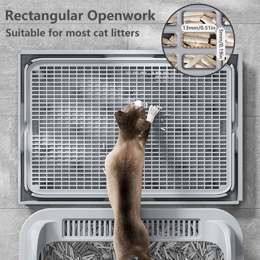 Pet Cat Litter Mat Waterproof Double Layer Mats Pet Litter Box Mat Clean Pad Products For Cats Accessories Pet Clean Supplies