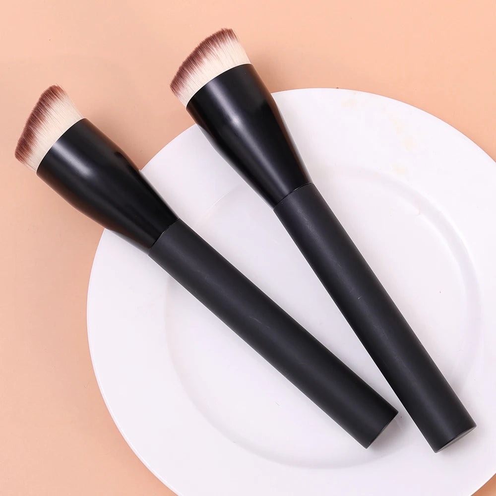 Makeup Brushes Foundation Concealer Angled Seamless Cover Synthetic Dark Circle Liquid Cream Cosmetics Contour Brush Beauty Tool