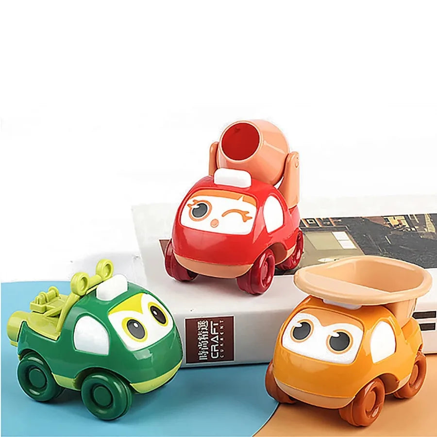 Children's Toy Car Inertial Car Fire Engineering Car Early Education Educational Toys 1-3 Years Old Small Gift
