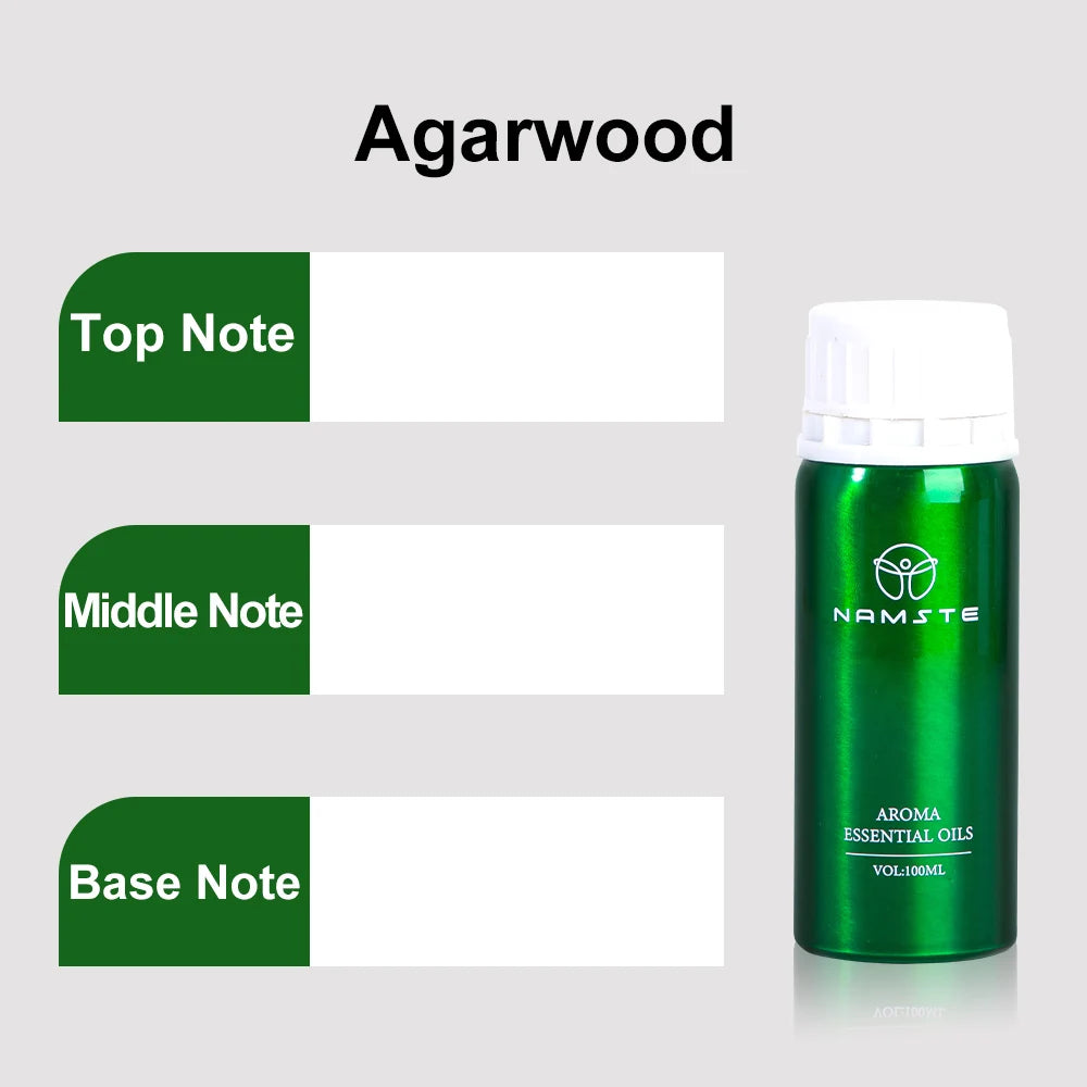 NAMSTE Hotel Perfume Oil 100ML Lavender Pure Essential Oils White Tea Coffee For Diffuser Aroma Oil Room Fragrance Air Freshener