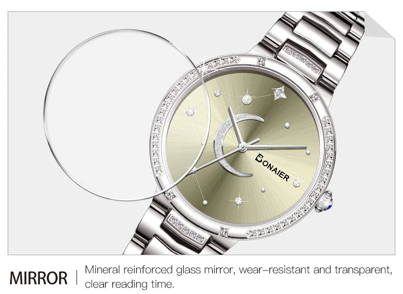 2025 Women's Wristwatch Luxury Brand Watch for Women Elegant Bracelet Waterproof Fashion Quartz Ladies Watches Reloj Para Mujer