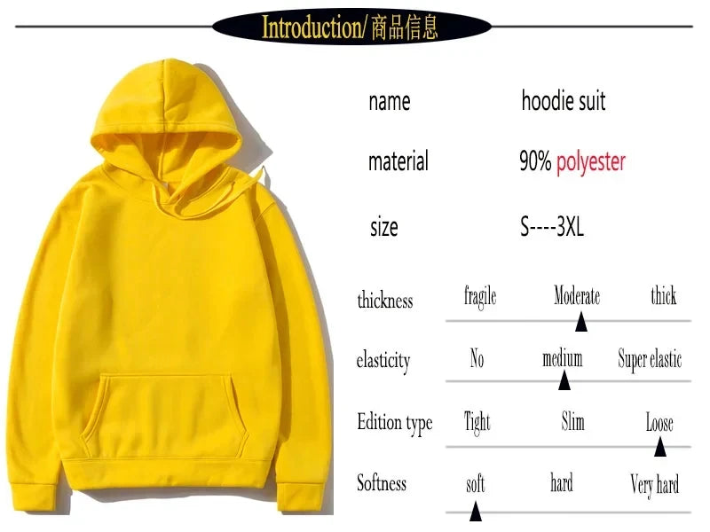 Men's Hoodies Women Hooded Sweatshirt for Men Clothing New in Hoodies & Sweatshirts Streetwear Sports Sweatshirt Man Harajuku