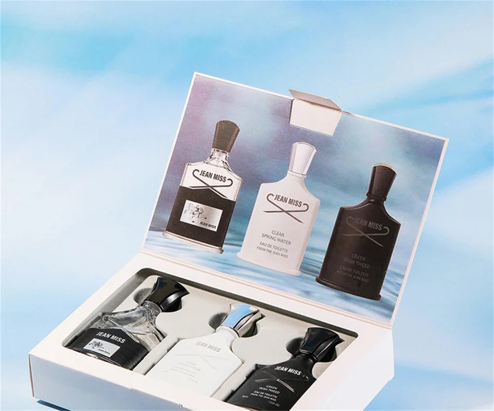 Free Shipping Fresh Natural Perfume Gift Boxs Set Lasting Cologne Scent Perfumy Męskie Charming Man Perfumes Hombres Originales