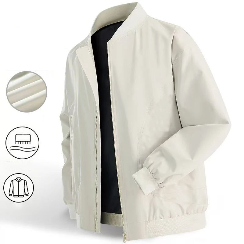 New Men's Bomber Jacket Coats Lightweight Windbreaker Spring Streetwear Fall Casual Jackets for Men Outdoor Mens Coats