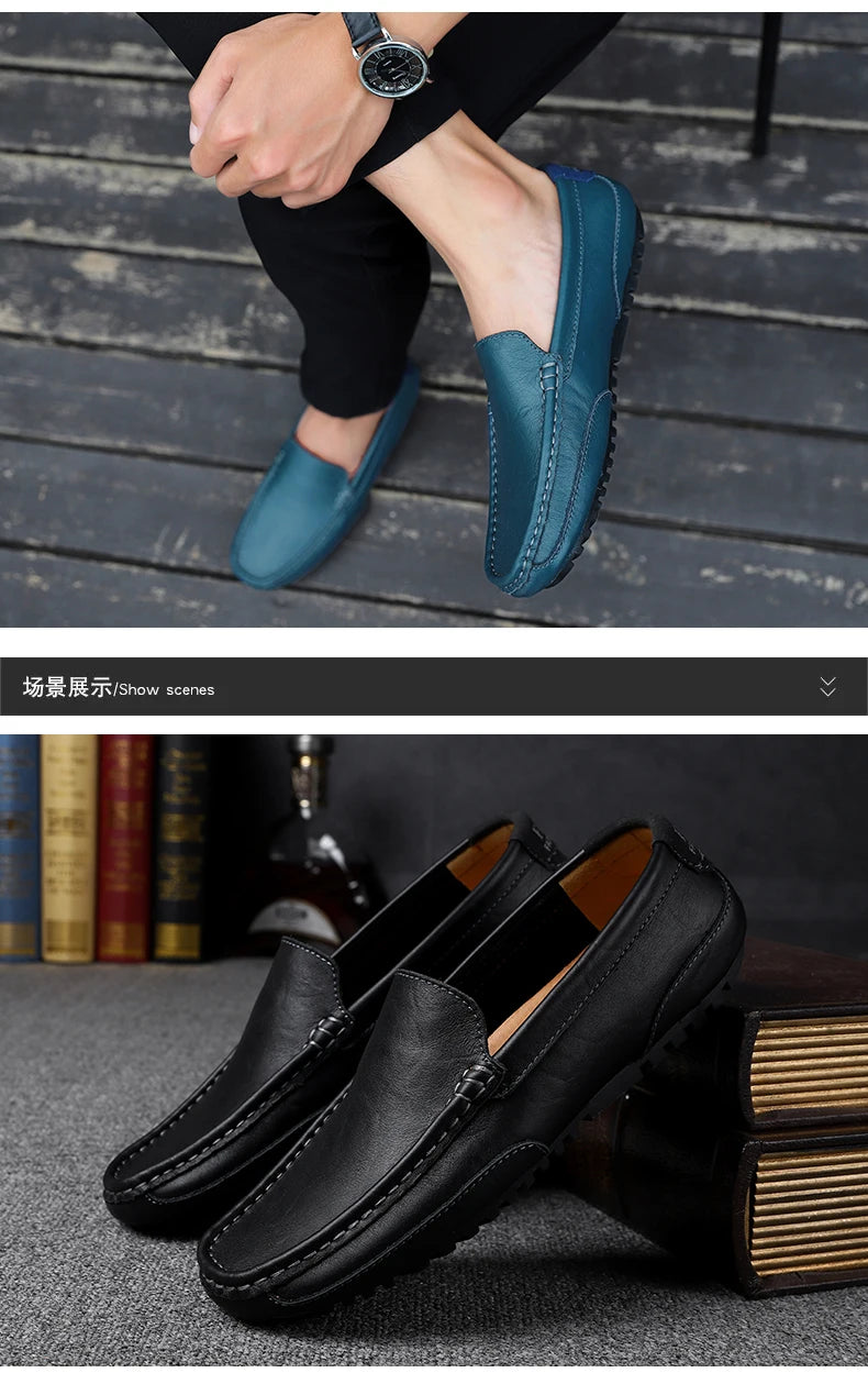 Men's shoes 2023 Casual fashion Men's casual wear Formal men's driving shoes Casual men leather shoes