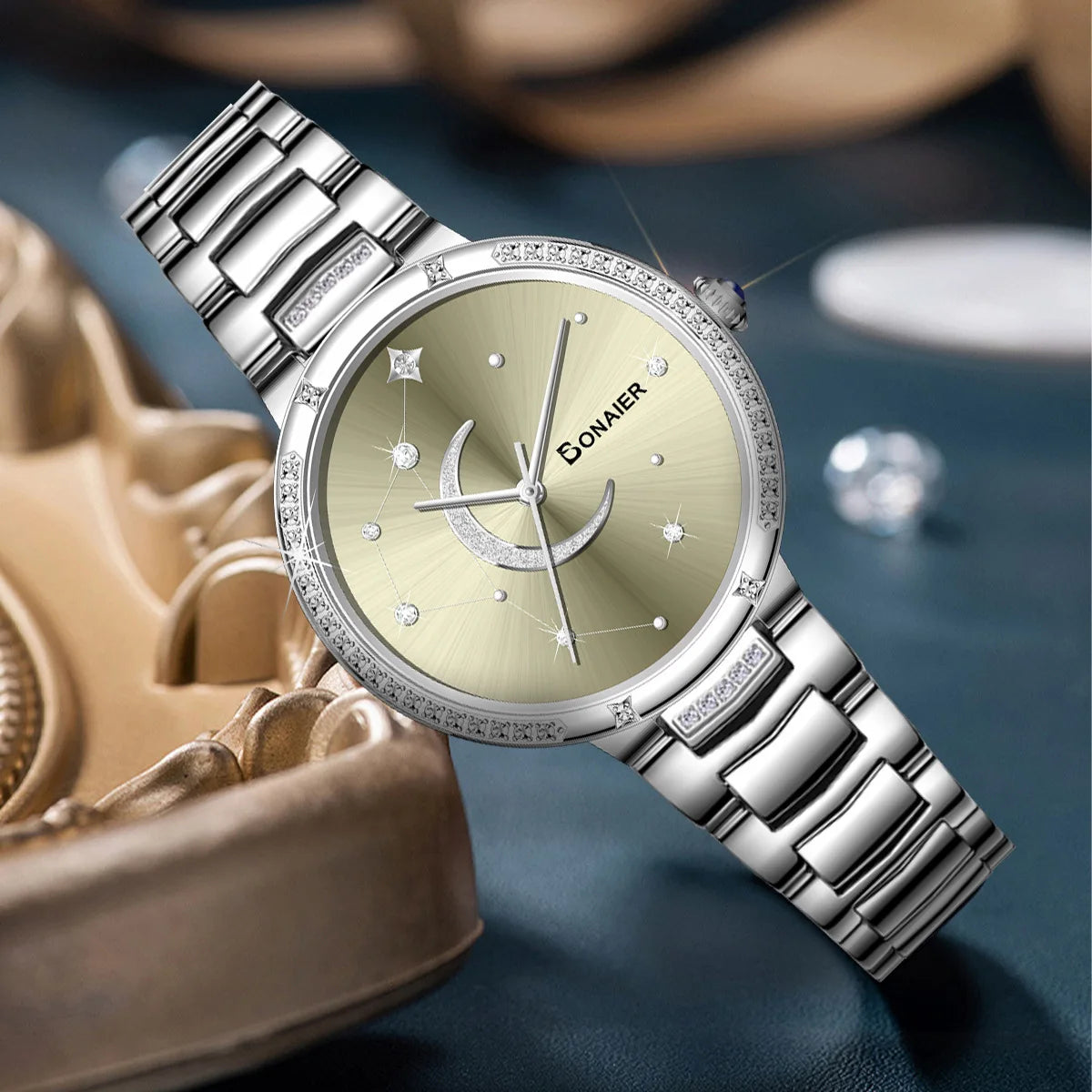 2025 Women's Wristwatch Luxury Brand Watch for Women Elegant Bracelet Waterproof Fashion Quartz Ladies Watches Reloj Para Mujer