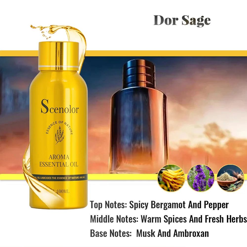 Chiose 100ml Perfume For High End Clothing Store Hotel Fragrance Essential Oil For Aroma Diffuser Pets Air Freshener Home Diy