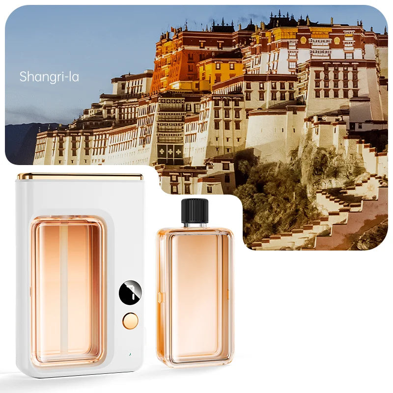 Shangri-La Hilton Aromatherapy Fragrance Atomizer Digital Display 7-Speed Adjustable Aromatic Diffuser for Home & Office