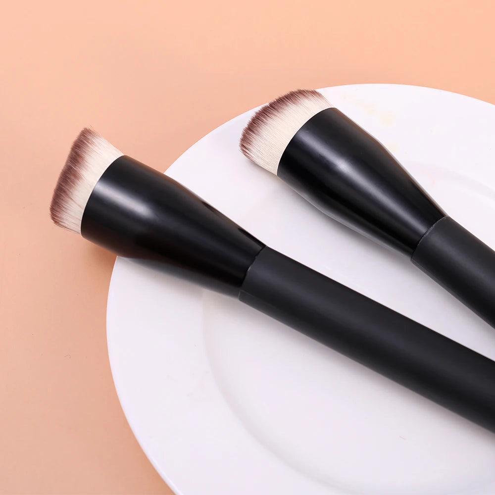 Makeup Brushes Foundation Concealer Angled Seamless Cover Synthetic Dark Circle Liquid Cream Cosmetics Contour Brush Beauty Tool