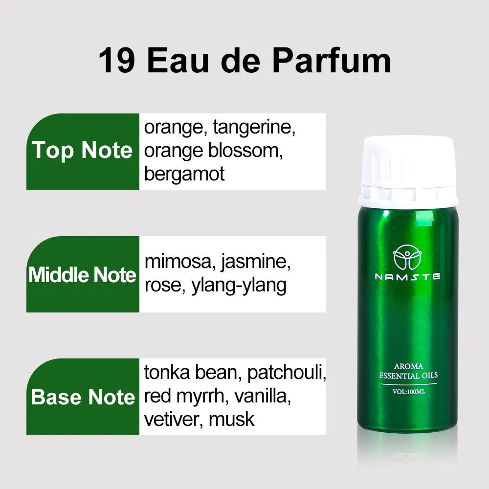 NAMSTE Hotel Perfume Oil 100ML Lavender Pure Essential Oils White Tea Coffee For Diffuser Aroma Oil Room Fragrance Air Freshener