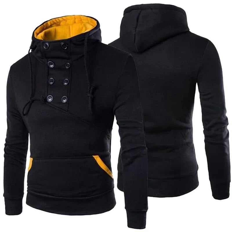 Men's Hoodie Sweatshirts for Men Pullover Spring Autumn Slim Fit Tops Sweatshirt Mens Casual Blouses Hoodie