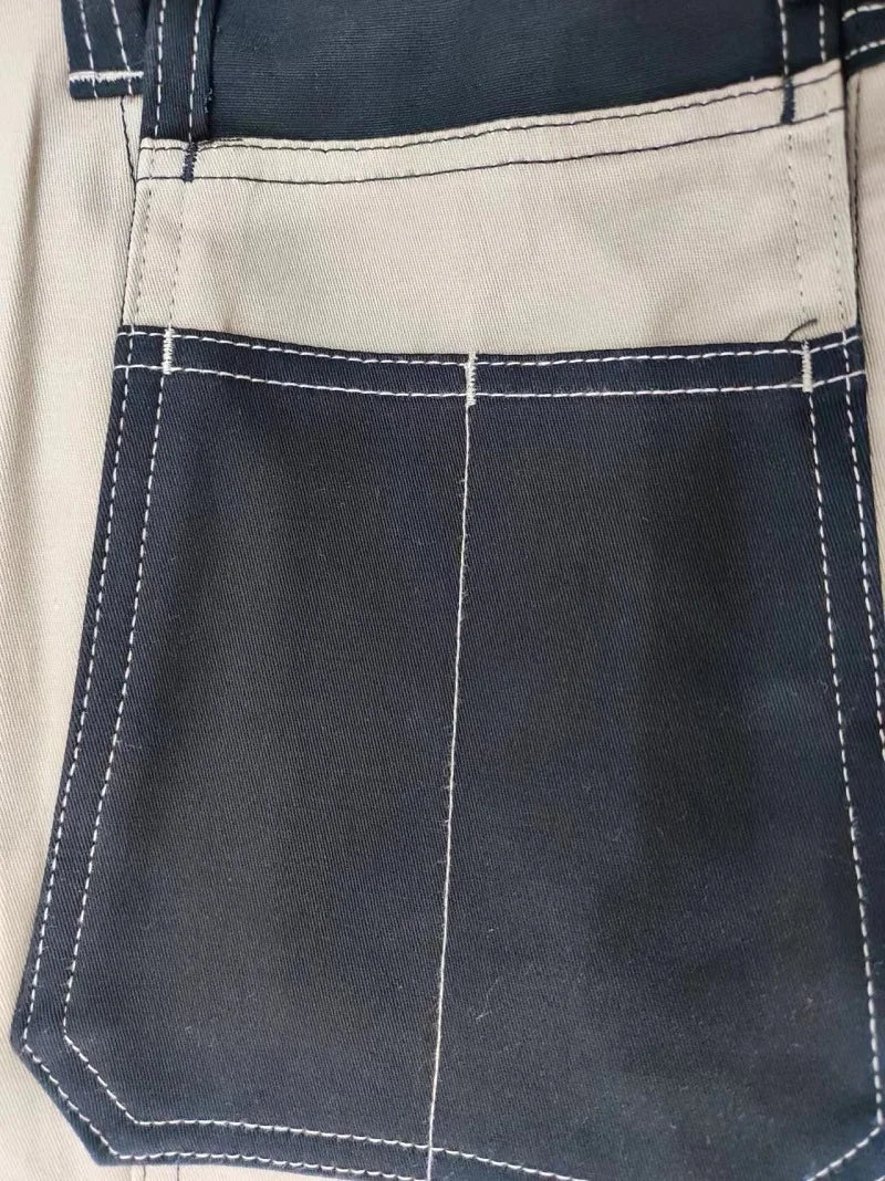 Work Trousers With Knee Pads For Men Cargo Pants Men Workwear Multi-pocket Outdoor Hiking Joggers Pants Functional Pockets Pants