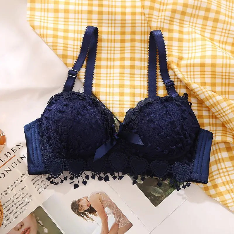 ropa interior femenina Women's Non-Underwire sexy  Bra for women black/white underwear girls lingeries lace beautiful active bra