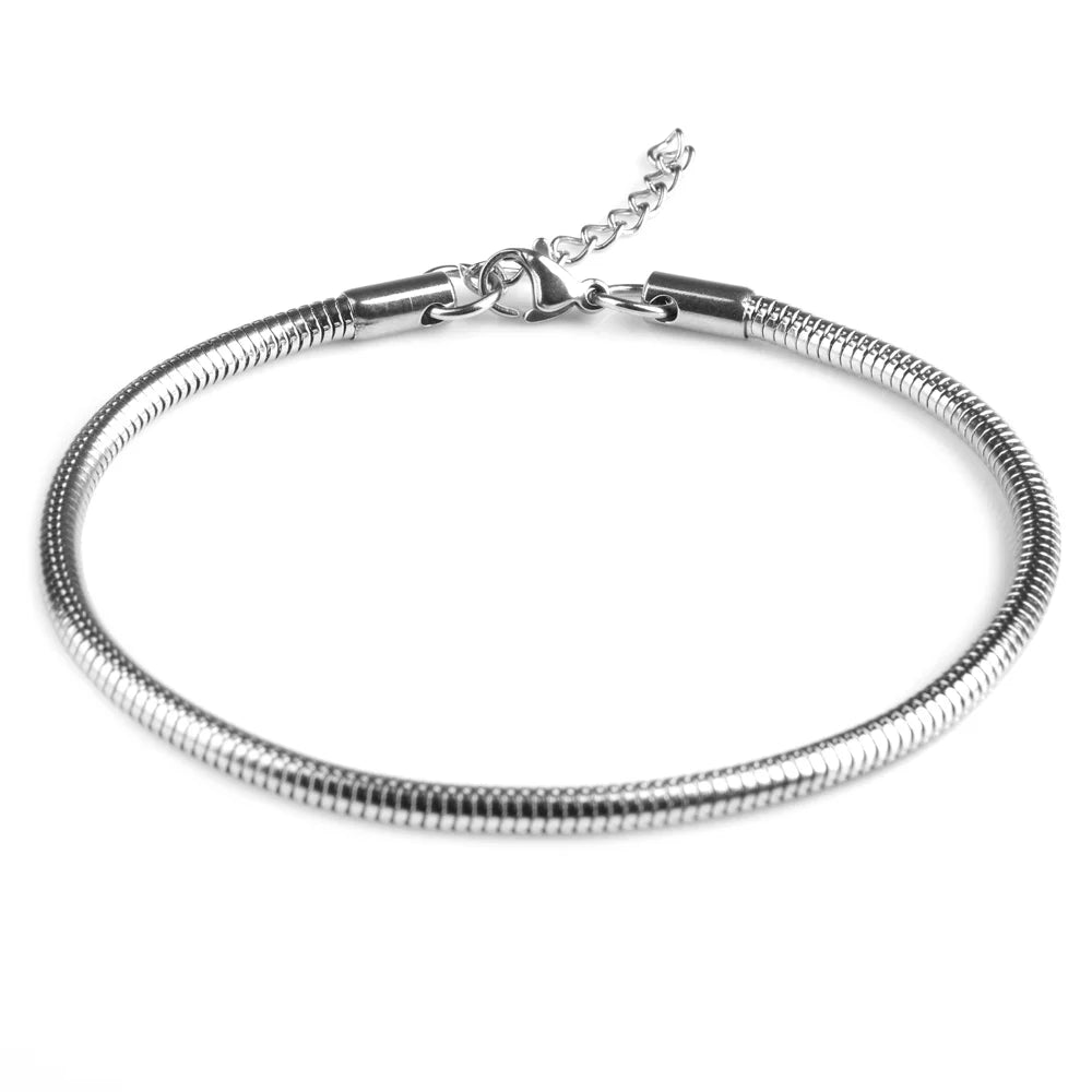 High Quality Stainless Steel Chain Bracelet For Men Women New Trendy Simple Bracelets For Men Charm Jewelry Gifts
