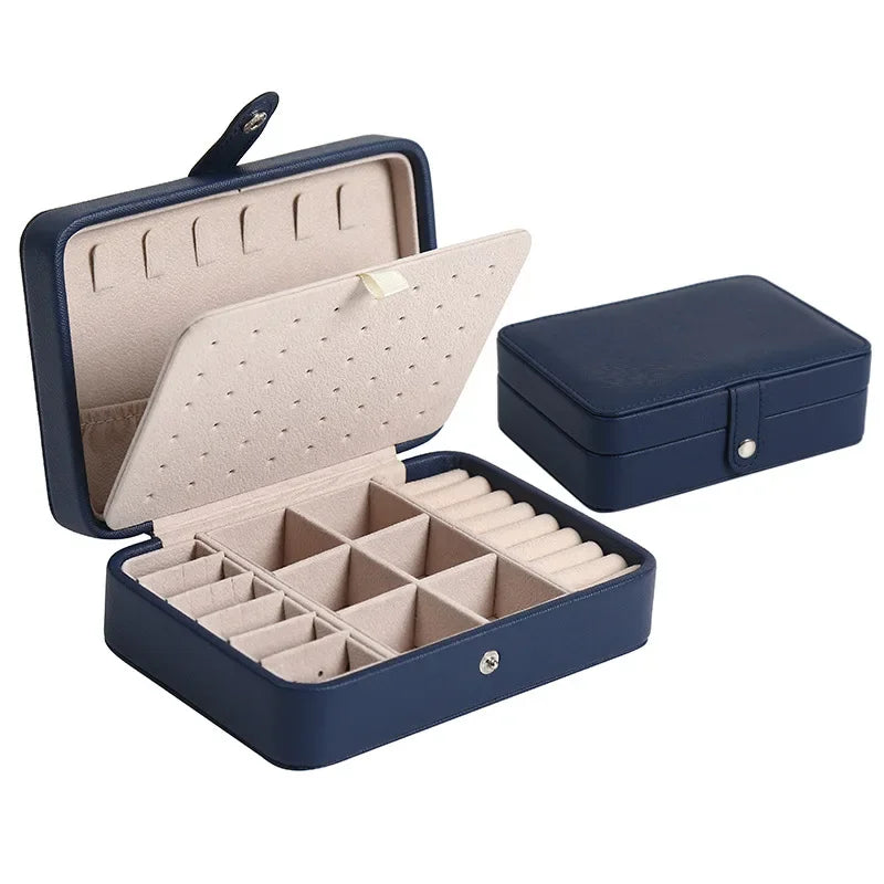 Jewelry Boxes Leather Jewelry Box Organizer Jewelry Display and Packaging Ring Box Suitable for Earrings and Rings