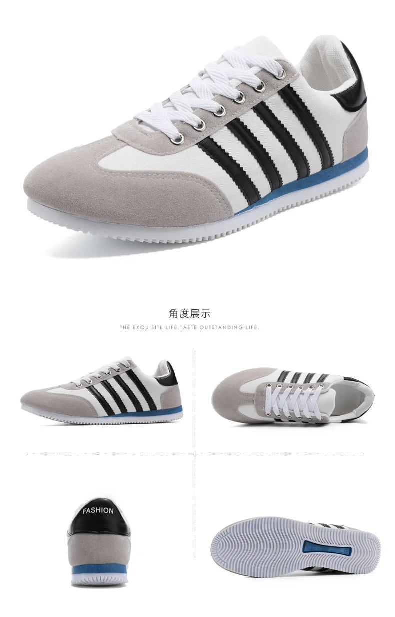 Men's Shoes Trend Casual Shoes for Men Breathable Flat Shoes Outdoor Fitness Free Sports Male Shoes Comfortable Vulcanized Shoes