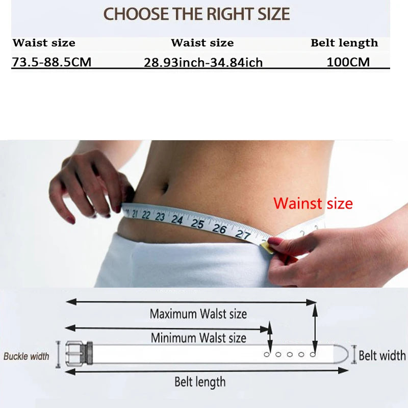 Women's Trousers Belt PU Leather Trend White Belt Fashion High Quality Trouser Belt Solid Vintage Pin Buckle Ladies Strap DT067