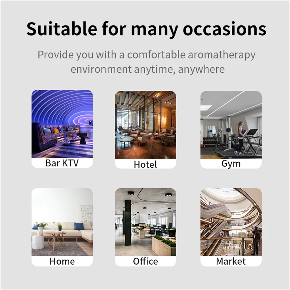 Scent Machine Aroma Diffuser 160ml Fragrance Diffuser For Large Area Hotel Lobby Home Fragrance Smell Distributor Bluetooth