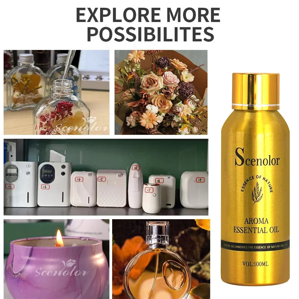 Chiose 100ml Perfume For High End Clothing Store Hotel Fragrance Essential Oil For Aroma Diffuser Pets Air Freshener Home Diy