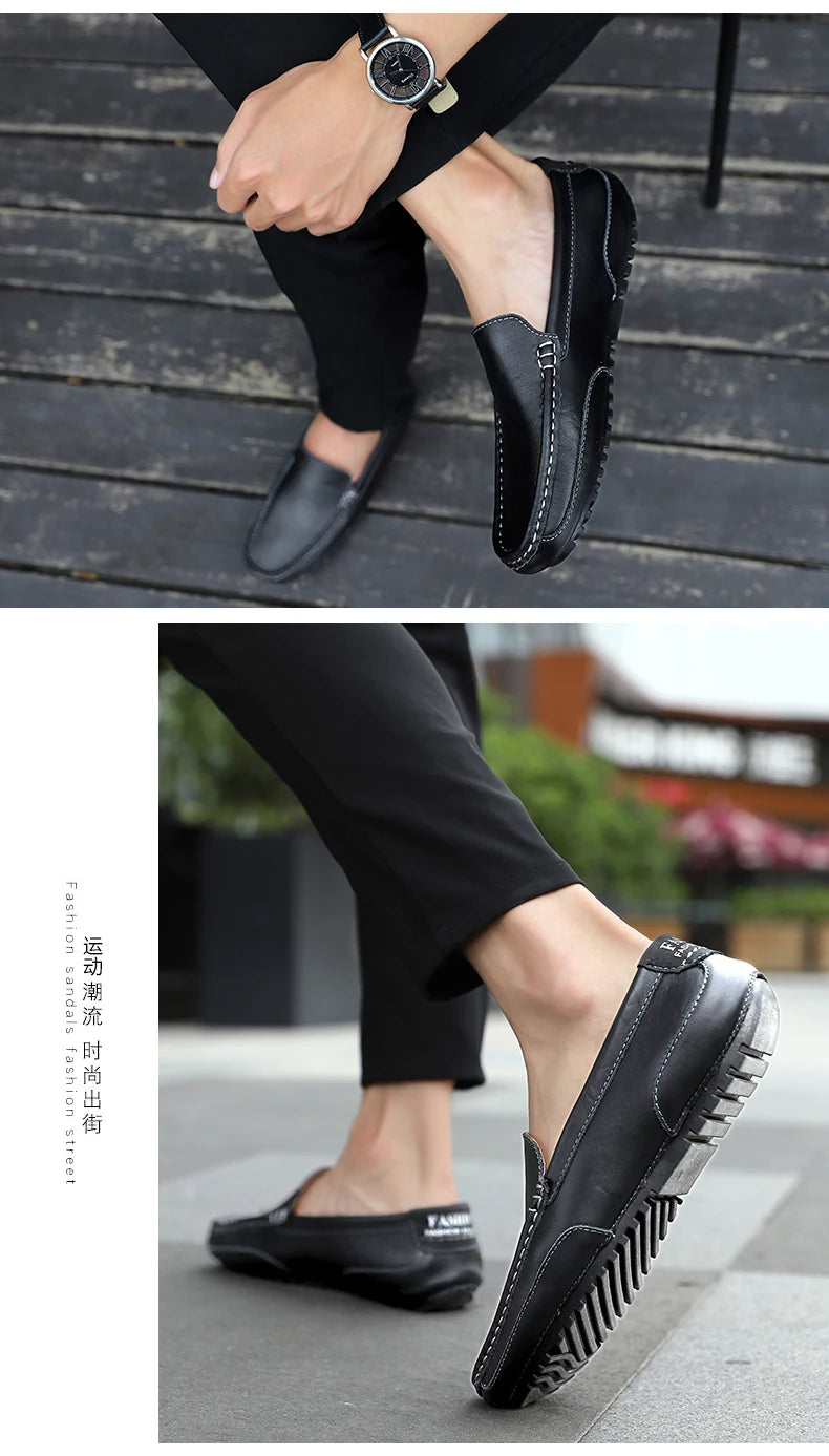 Men's shoes 2023 Casual fashion Men's casual wear Formal men's driving shoes Casual men leather shoes