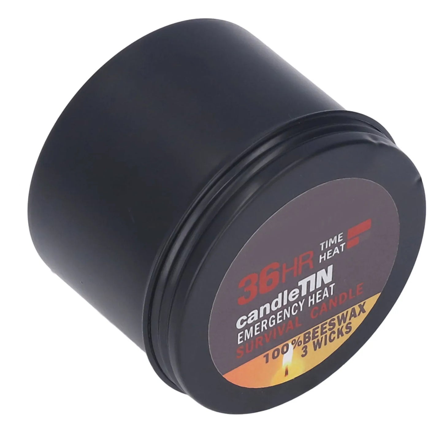 Survival Candle Widely Used Romantic Ambience Natural 36 Hours Burning Long Lasting Candles 3 Wicks For Home Outdoor Camping