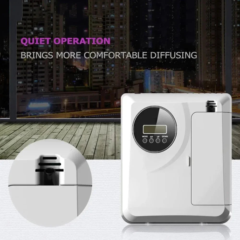 Essential Oil Diffuser Hotel Air Freshener Home Fragrance Smart Timer Auto Flavoring Room Aromatizer Electric Aromatic Oasis