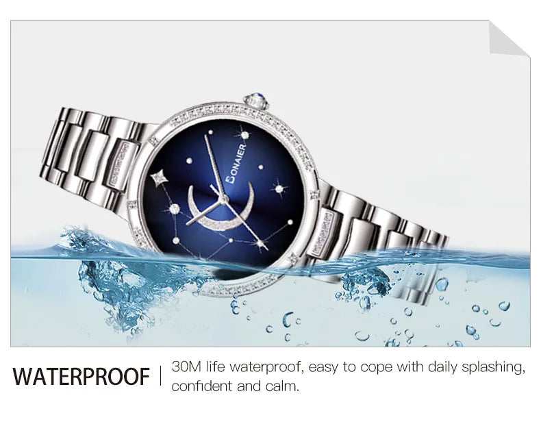 2025 Women's Wristwatch Luxury Brand Watch for Women Elegant Bracelet Waterproof Fashion Quartz Ladies Watches Reloj Para Mujer