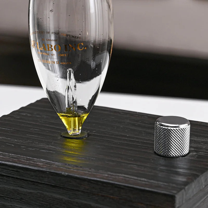 Essential Oil Diffuser Nebulizer Glass Aroma Oil Diffuser Wood Grain rechargeable Professional Scent Machine Nebulizer For Home