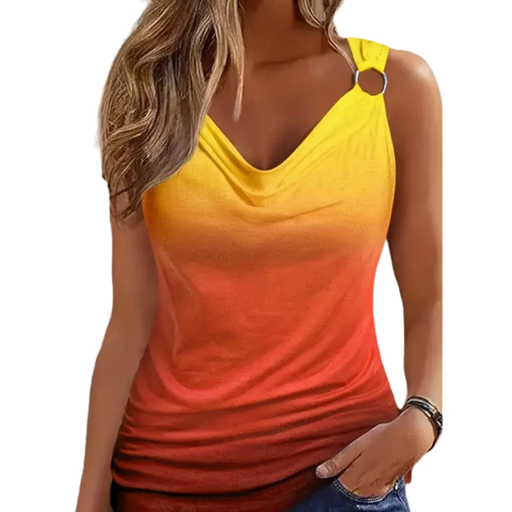 Ladies Vest Tops for Women Clothing 2024 Summer Sexy Tank T-shirt Tee Fashion Casual Slim Fit Pullover Femal Korean Y2K Crop Blo