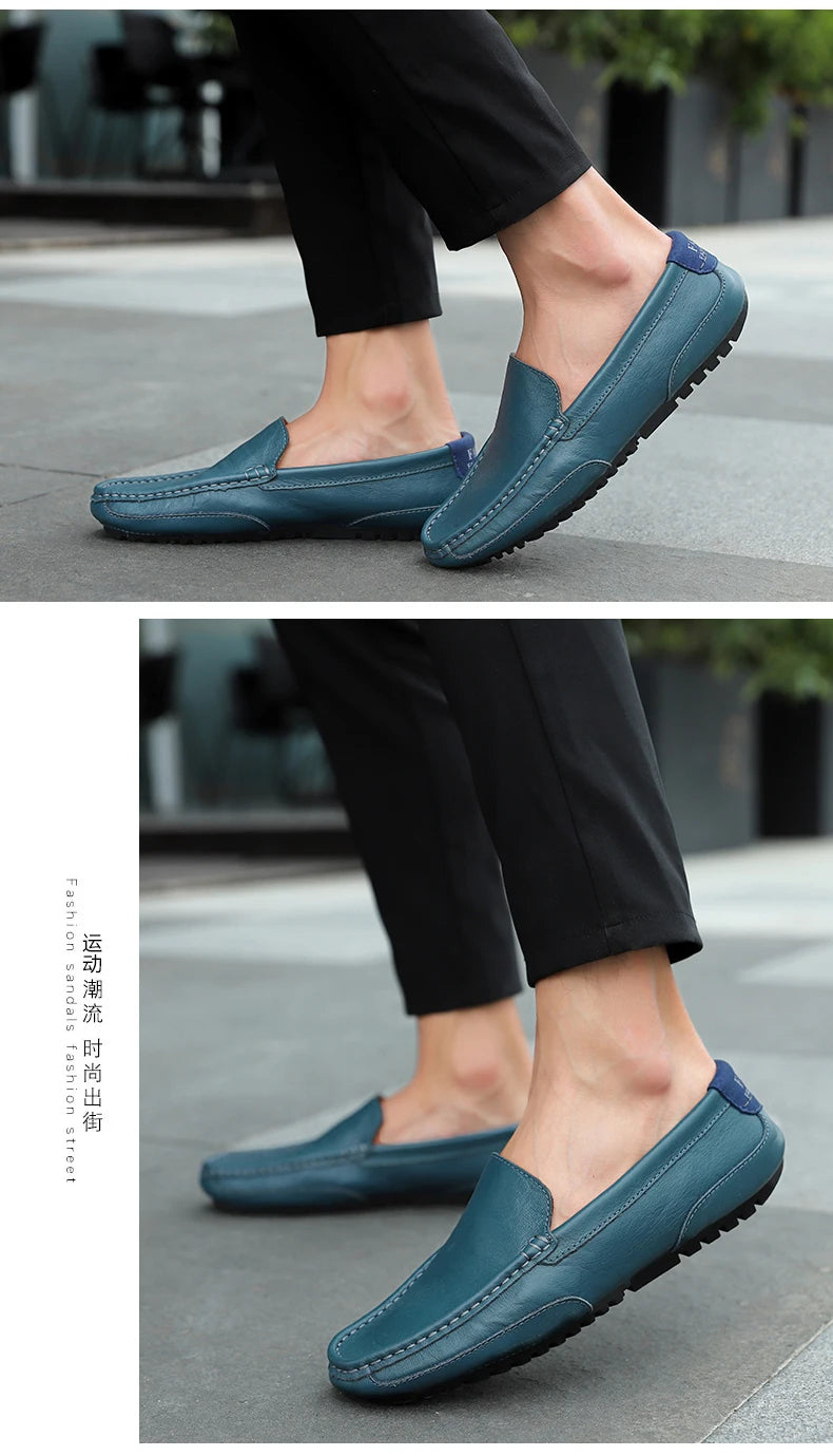 Men's shoes 2023 Casual fashion Men's casual wear Formal men's driving shoes Casual men leather shoes