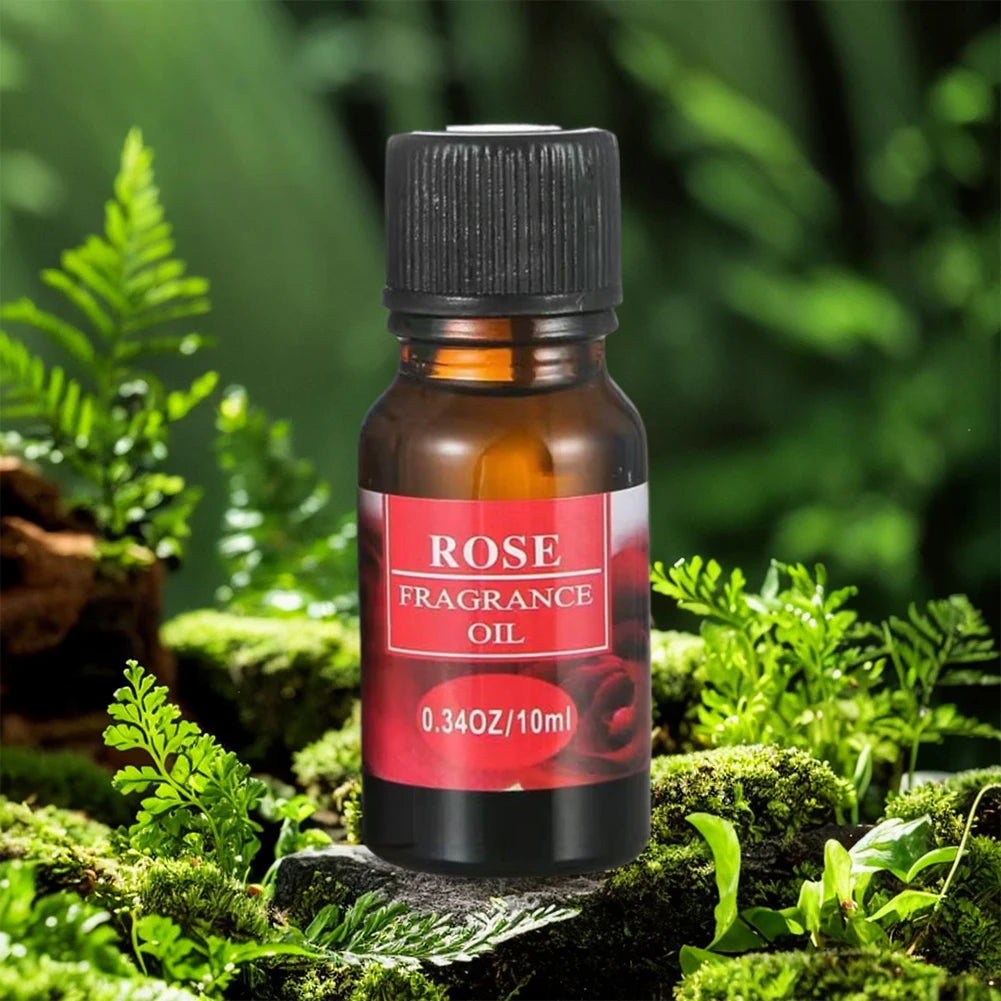 10ML Plant Essential Oil Air Freshener Plant Aromatherapy Oil Water Soluble Car Perfume Refill for Humidifiers Aroma Diffuser
