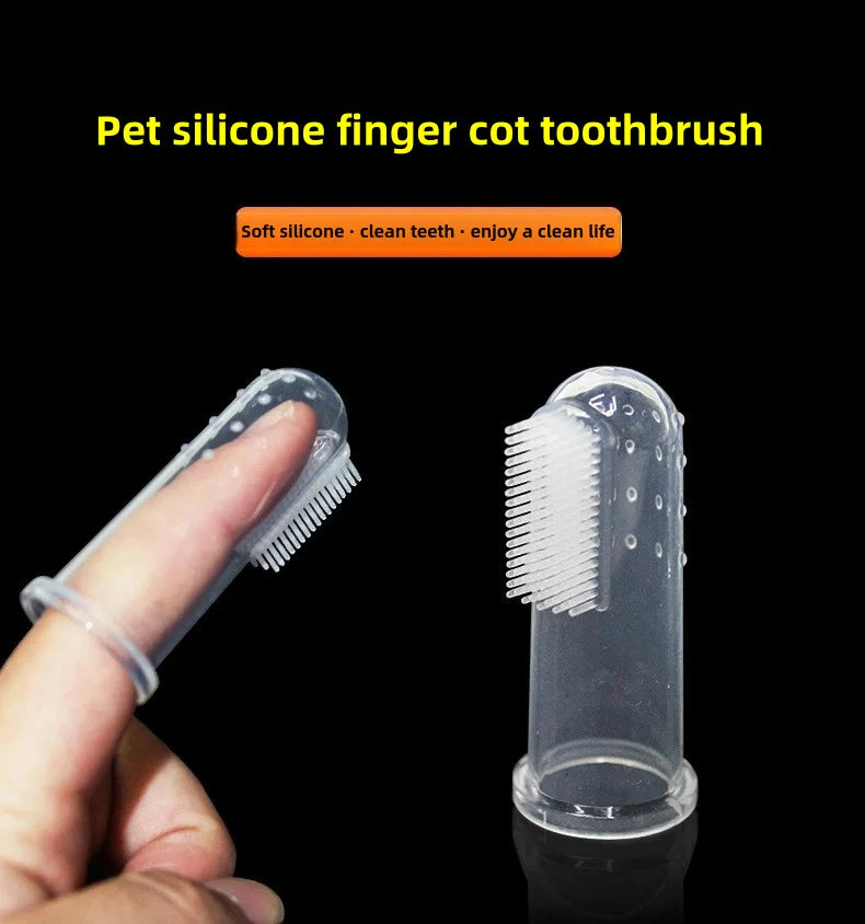 Pet Silicone Finger Cots Toothbrush Cats Dogs Brushing Finger Cots Pet Teeth Oral Cleaning Products In Addition Perros