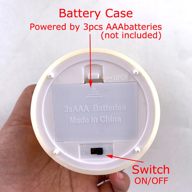 Flameless LED Candle Warm glowing decorative electric candles Home decorative candles for Ramadan Eid Festival Party Decor