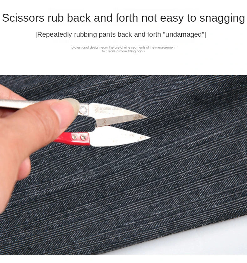 Woolen Trousers Women's Fall/winter High-waist Elastic Striped Straight-leg Pants Slim-fit Warm Trousers Pants for Women